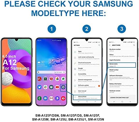 Приклучок За Приклучок Mmobiel Компатибилен Со Samsung Galaxy A12 / M12-6,5 инчи - - Порта За Полнење - Порта За Слушалки/Замена На Микрофон-Тип