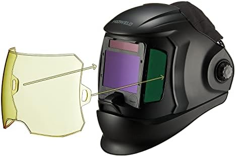 Замена на додатоци за заварување на шлемови за заварување 10 мелење штит јасни леќи+4 надворешни леќи+2 Внатрешни леќи за PW-AC10-B-US