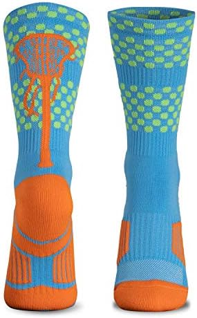 ChalkTalkSPORTS Девојки Лакрос Атлетски Средно Теле Ткаени Чорапи | Разнобојни