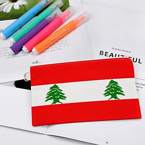 Либанско Знаме Платно Монета Чанта Торбичка Смешни Промени Паричник Сочинуваат Торба За Пари Организатор
