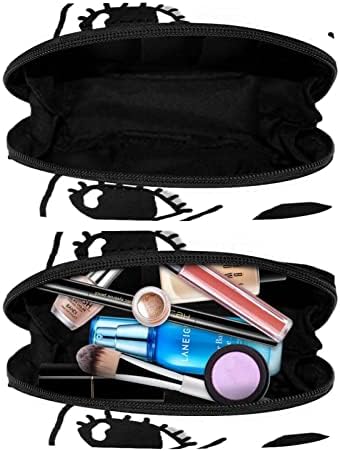 Чанта за шминка со униси, Торба за Козметика со француски Булдог Пренослива Торба За Патнички Воз Организатор На Футроли Алатки