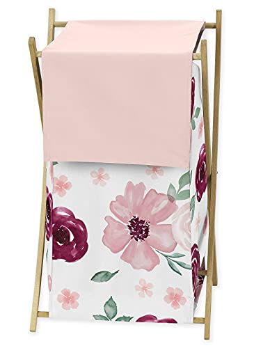 Слатка Jојо Дизајн Бургундска акварел цветна бебешка облека облека за алишта - руменило розово, канелени, вино, роза, зелена и бела