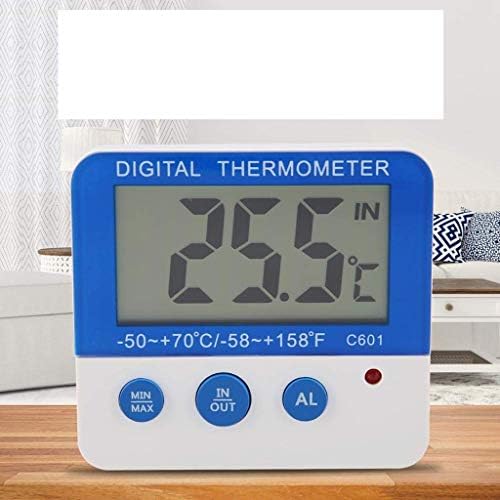 Термометар на дигитален хигрометар на орев, термометар во затворен простор со монитор за влажност, голем екран со мерач на температура