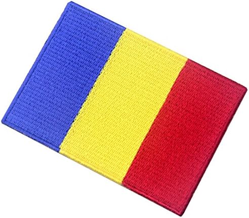 Печ за знаме на Романија, извезено примена Романско национално железо на шиење на амблем