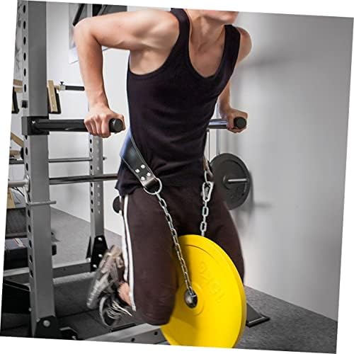 Клиспид Тежина Појас За Вежбање Појас Контрола На Стомакот Ланец За Стегање На Половината За Тренинг Со Тегови Фитнес Отпорни Ленти Појас За