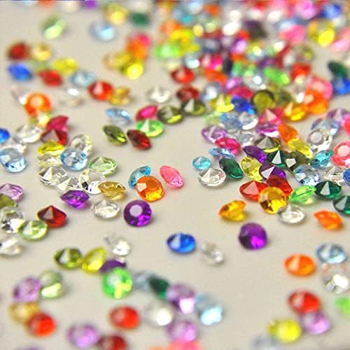 Miraise 10000 акрилни кристали Дијаманти конфети распрскувачки кристали свадба распрскувач табела дома декорација невестински