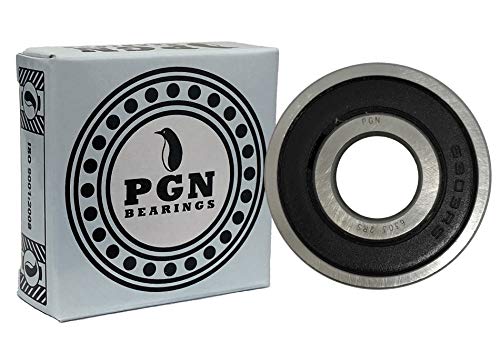 PGN 6303-2RS Лежиште - Подмачкана хромирана запечатена топка за запечатена топка - лежишта 17x47x14mm со гумена заптивка и висока