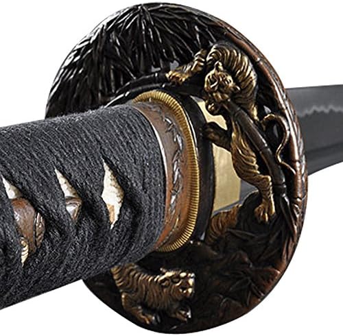 Рачно изработен меч - Самурајски меч Катана, Функционална, фалсификувана рака, 1045/1060 јаглероден челик, темперамент на топлина/глинен