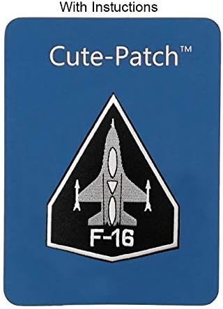 Симпатична лепенка на американските воздушни сили „Ф-16 сокол“ извезено железо на лепенка
