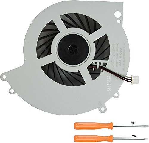 Rinbers® Внатрешен процесор GPU Cooling Cooler Cooler Fan замена Дел за Sony PlayStation 4 PS4 CUH-1200 CUH-1215A CUH-1215B CUH-12XX