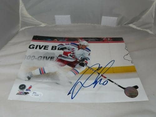 Маријан Габорик го потпиша Newујорк Ренџерс 8x10 Фото -автоматски автограм JSA COA 1A - Автограмирани фотографии од NHL