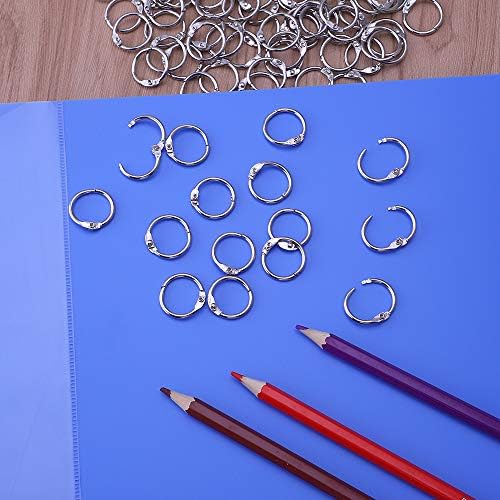 Ringsвони за врзивно средство 0,75 инчи позлатени метални книги прстени лабави лисја за врзивни прстени Клучни прстени прстени