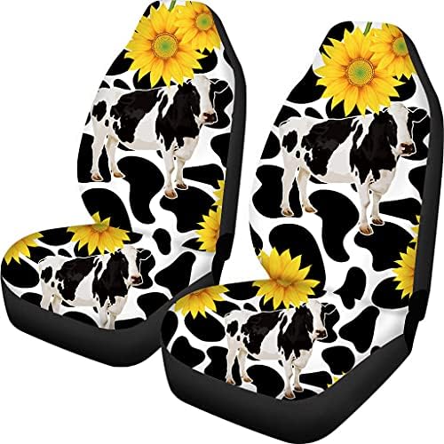 InstantArts животински крава сончогледово возило кофа за седиште на седиштето Универзална предна перница за автомобили се наоѓаат