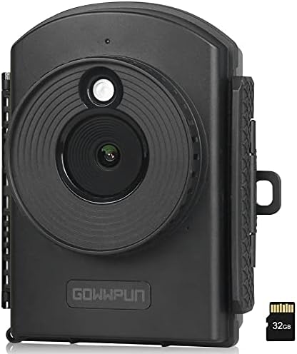 Gowwpun Time Lapse Camera GTL2000 - Сензор за видео камера 1080p HDR сензор, мала светлина со целосна боја на слика за градежништво,