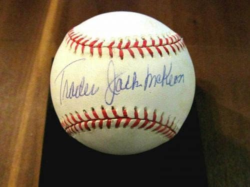 Џек Меккеон Трговец Wsc Флорида Марлинс Игра Користи Гроздобер Оал Бејзбол Jsa-Автограм Бејзбол