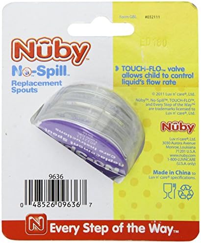 Nuby 2-Пакет Замена Силиконски Изливите За Одберете Nuby Чаши