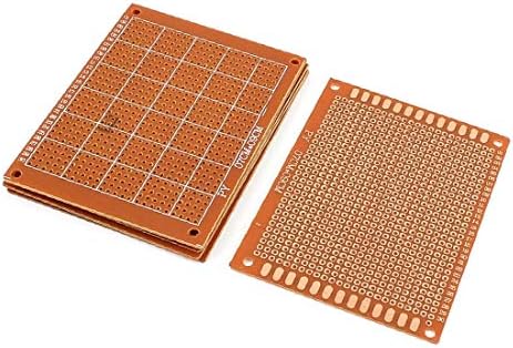 X - DREE 6PCS DIY Прототип Хартија Pcb Универзален Експеримент Матрица Коло 9x7cm(6 Unids DIY Прототип Хартија Pcb Pcb Pcb Placa De