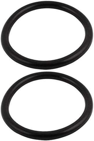 Aexit 2pcs црни заптивки и о-прстени Универзален О-прстен 100мм x 8,6мм пунџа-а-n материјал заптивка за масло од масло од овошлишта О-прстени