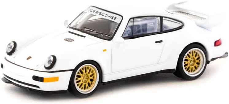 911 RSR 3,8 White Collab64 Серија 1/64 Diecast Model Car By Schuco & Tarmac Works T64S-003-WH
