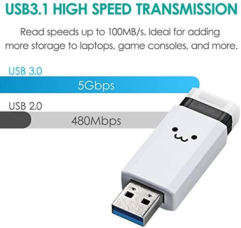 Elecom MF-PKU3064GWHF USB Меморија, 64 GB, USB 3.1 &засилувач; USB 3.0, Тип На Повлекување, Бело