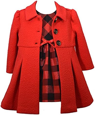 Божиќна облека и палто на Бони Jeanан Девојче за бебе, дете и мали девојчиња