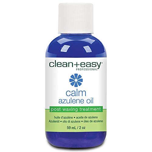 Исчистете + Лесно Мирно-Азуленско Масло, Користете За Смирување На Болната Иритирана Кожа, Отстранување На Остатоци Од Восок По Отстранување