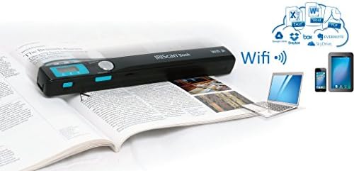 Ирисканска книга 3 Извршен безжичен преносен скенер за боја 900 dpi со WiFi