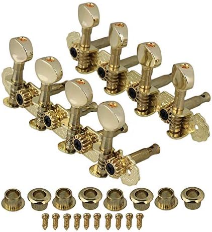 Louvermusic type1 златни метални машини глави за подесување на копчињата за додатоци за додатоци за мандолин за мандолин