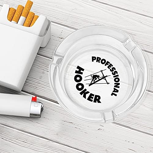 Професионална кукавица цигари пушачи стаклени пепелници за пепел за таблета за домашни таблети