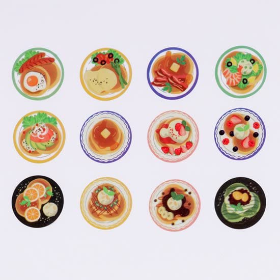 Лента за налепници за ваши за бенде Ваши - јапонска палачинка за занаетчиски занаетчиски занаети DIY