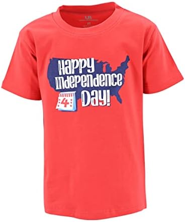 Уникатни маички за деца унисекс деца патриотски американски 4 -ти јули