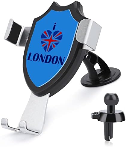 Го сакам држачот на телефонот во Лондон Телефон за монтирање Универзален мобилен телефон за вентилатор за штанд на шофершајбната на