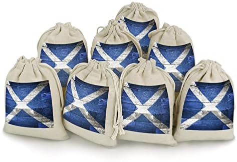 Знаме На Шкотска Стари Дрвени Врвки За Складирање Торбички За Бонбони Торбички За Подароци За Повеќекратна Употреба Преклоплив