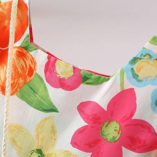 Мода дете бебе девојче лето принцеза фустан меур ракав цветен мини фустан со сет на торби за ткаење слама