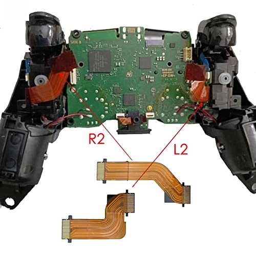 Onyehn 1 пар L1 L2 R1 R2 лев и десен флекс кабел, кабел за замена за PS5 контролер Адаптивен делумно поправка на активирање