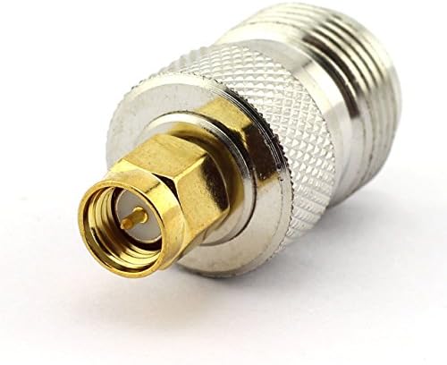 DGZZI 2-PACK N FEMALE TO SMA MALE MALE RF COAXIAL ADAPTER N до SMA COAX CONCHECK CONNECTOR