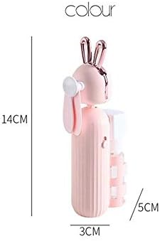 Amayyafs мал вентилатор USB -рачен вентилатор за полнење, розово електрично ладење овлажнувач, преносен вода спреј магла вентилатор