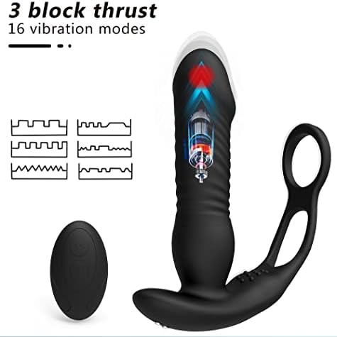 Нафрлачки анален вибратор, возрасни секс играчки P Spot Spot Butc Plugle, носат гаќички Анален приклучок Вибратор на простата масажер