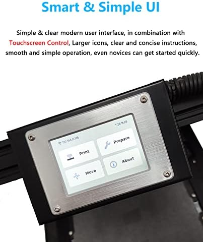 Малјан MA20 V2 ремен 3Д печатач, бесконечен печатач за ремен Z-оски со екран на допир, тивка матична плоча, WiFi печатење, продолжение