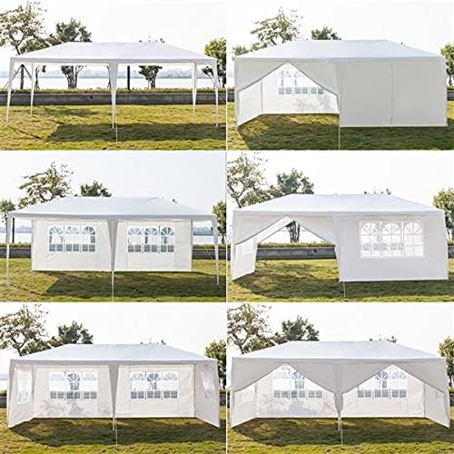 Xxxdxdp 3 x 6m Шест страни две врати водоотпорен настан шатор со спирални цевки бели свадбени шатори за настани за забава