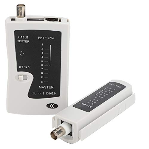 Телефон за телефонски кабел, тестер за мрежни кабли за дизајн, стандарден MultiPort Professional RJ45 BNC интерфејс за градежни места за животна средина Тест за употреба на кабел