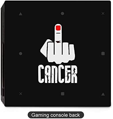 Cancerам Рак Кожата Налепници Покритие Сет ЗА PS4 Тенок PS4 Про Налепница Налепница Компатибилен СО PS4 Контролер