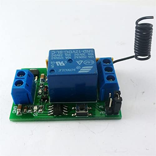 Hifasi CE033A*1 + CJ002*4 1-5000 секунди прилагодлив безжичен прекинувач за одложување паметен комплет за дома (DC 12V RF тајмер