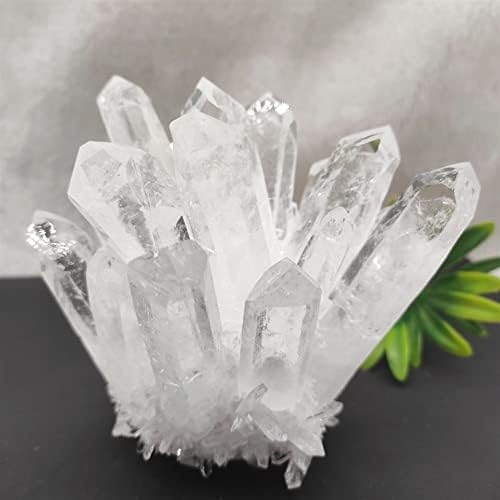 Sudemota природен кристал груб реики лечен кристал 1 парчиња природно чисто бело кварц кристален кластер точка за лекување камен може да се користи