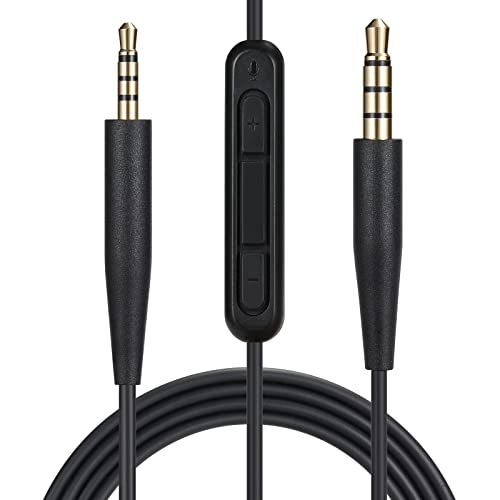 Аудио кабел за кабел за замена на Earla TEC, Aux Wire 3,5 mm до 2,5 mm за Bose 700 TietComfort QC45 QC35II QC35 QC25 OE2 Soundtrue слушалки