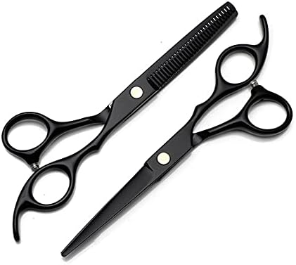 XJPB Ножици За Сечење Коса Поставете Фризерски Ножици Комплет За Сечење Ножици За Чистење Ножици Нерѓосувачки Челик 6,0 Инчи