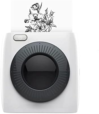 YGQZM Преносен термички печатач за фотографии, компатибилен со Android Mini Printers