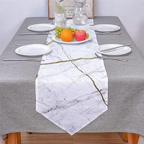 Јах, природна текстура, мермерна шема табела Тркач за свадбени табели за свадбени таблички и пласмамат кујна за трпезариска трпезарија
