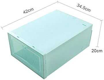 Anncus пластична преносна корисна мултифункционална преклопна кутија пластична чевли чевли за чување кутија за складирање на домаќинства