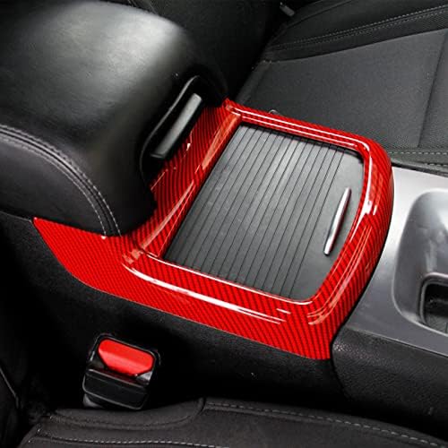 Налепница за покривање на држачи за црвени јаглеродни влакна за покривање на Dodge Charger 2015-2021/ Chrysler 300 2015-2021